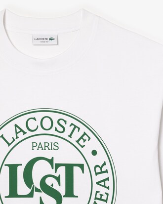 T-shirt loose fit coton épais imprimé