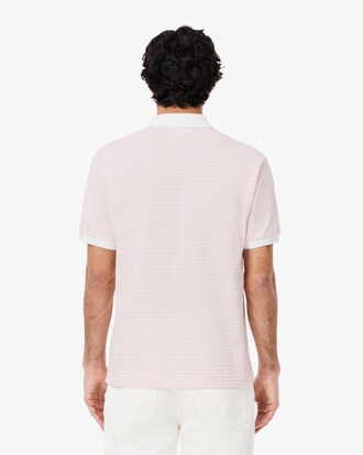 Polo L.12.12 classic fit en Petit Piqué rayé