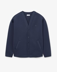 Cardigan oversize signature brod&eacute;e