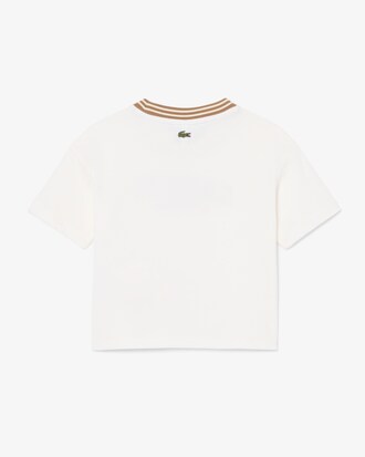 T-shirt coton marquage Lacoste
