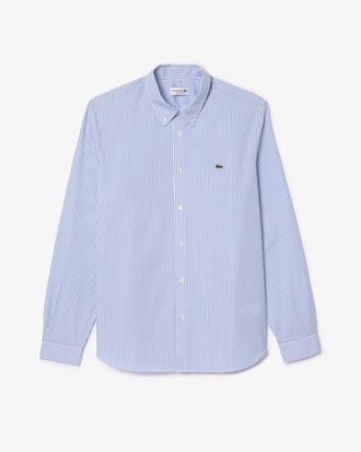 Chemise regular fit coton rayée