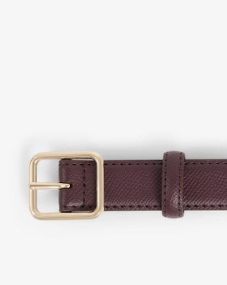 Ceinture Champs-&Eacute;lys&eacute;es en cuir emboss&eacute;