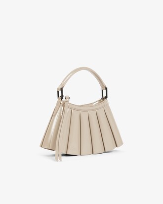 Mini sac Lenglen cuir verni D&eacute;fil&eacute;