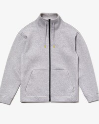 Sweatshirt zipp&eacute; Lacoste Motion ergonomique en coton m&eacute;lang&eacute;