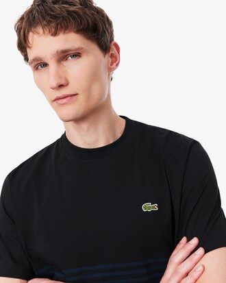T-shirt jersey ray&eacute; color-block