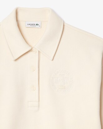 Sweatshirt polo molleton brodé