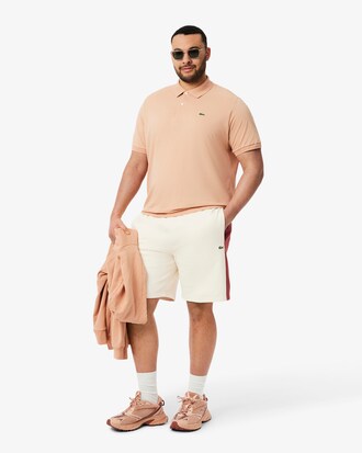 Short molleton de coton color-block