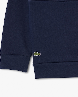 Sweatshirt molleton imprimé contrasté
