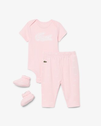 Ensemble layette nouveau-n&eacute; coton imprim&eacute;