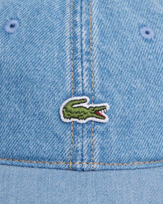 Casquette denim de coton