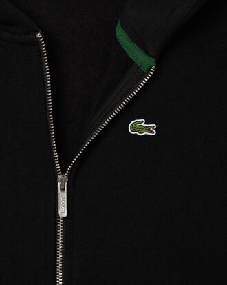 Sweatshirt zippé à capuche molleton