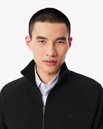 Sweatshirt zippé jersey double face