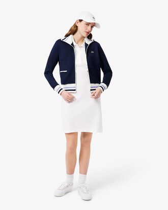 Robe polo slim fit en mini Piqué stretch