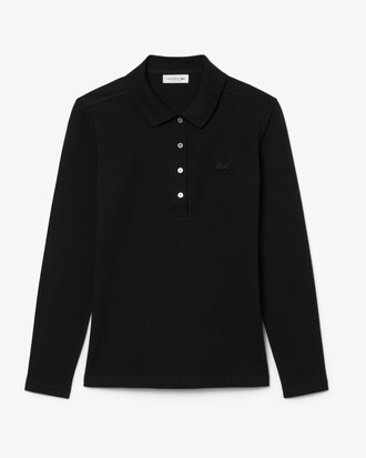 Polo L.12.D slim fit en mini Piqu&eacute; stretch