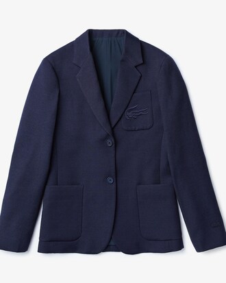 Blazer avec poche poitrine &Eacute;dition D&eacute;fil&eacute; en laine m&eacute;lang&eacute;e unie