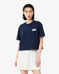 T-shirt Tennis H&eacute;ritage badge oversize