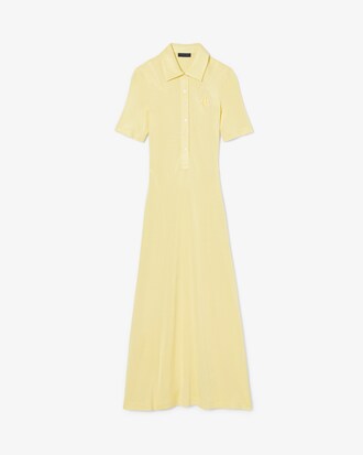 Robe col polo Piqué Défilé