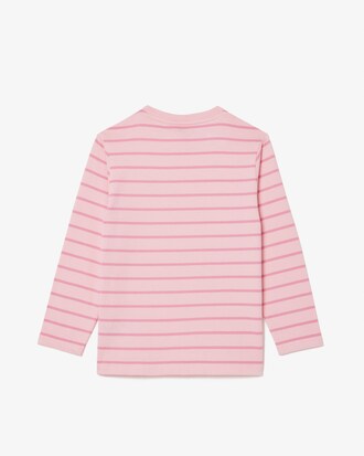 T-shirt manches longues coton épais rayé