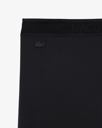 Short cycliste taille haute microfibre