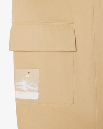 Jupe droite mi-longue en twill