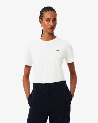 T-shirt coton avec badge