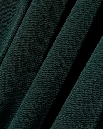 Robe pliss&eacute;e col polo jersey fluide
