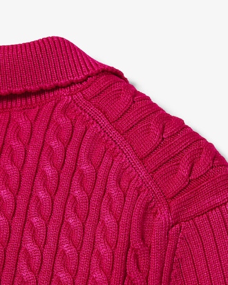 Pull col polo torsades Défilé