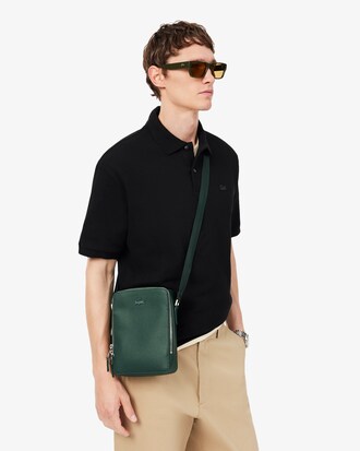 Sac &agrave; bandouli&egrave;re Chantaco en cuir piqu&eacute;