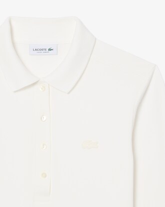 Polo L.12.D slim fit en mini Piqu&eacute; stretch