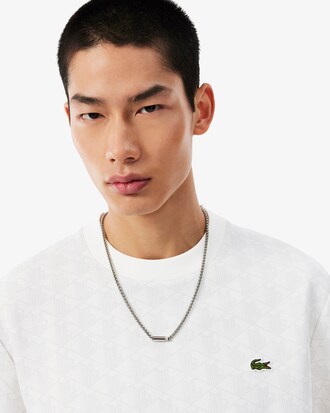 T-shirt jacquard monogramme