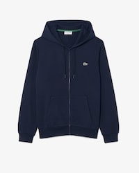 Sweatshirt zipp&eacute; classic fit molleton