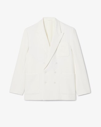 Blazer croisé blason héritage brodé