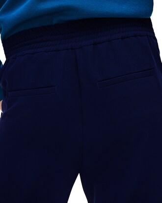 City jogging en sergé fluide avec taille élastiquée