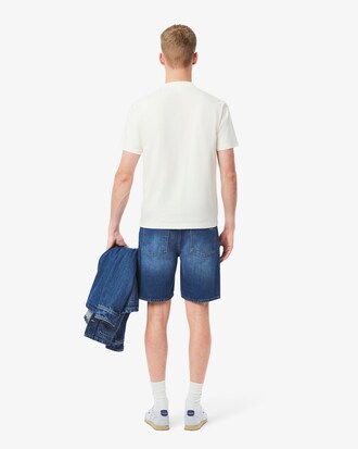 Bermuda straight fit en denim