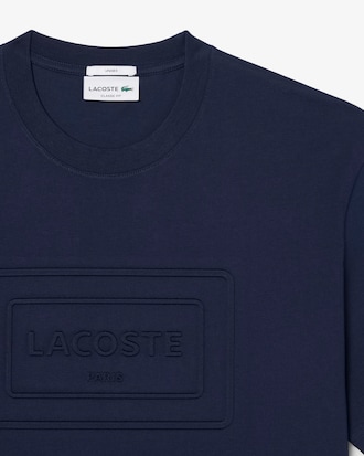 T-shirt coton marquage emboss&eacute;