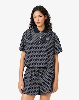 Polo imprim&eacute; tennis oversize