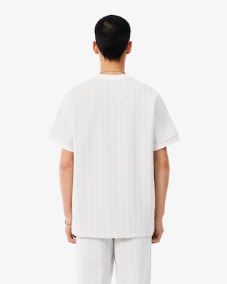 T-shirt jacquard monogramme