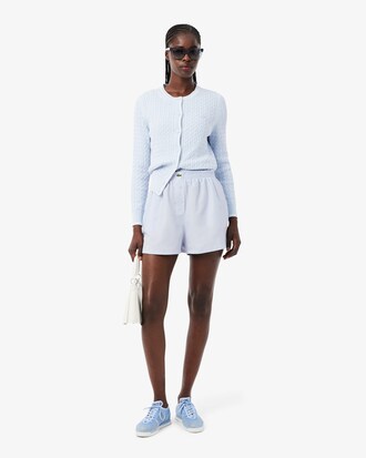 Short oversize lin m&eacute;lang&eacute;
