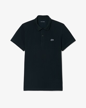 Polo regular fit en coton m&eacute;lang&eacute;