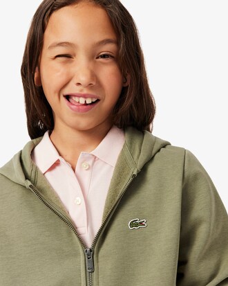 Sweatshirt mixte zipp&eacute; en molleton gratt&eacute;