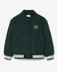 Blouson teddy avec badge crocodile