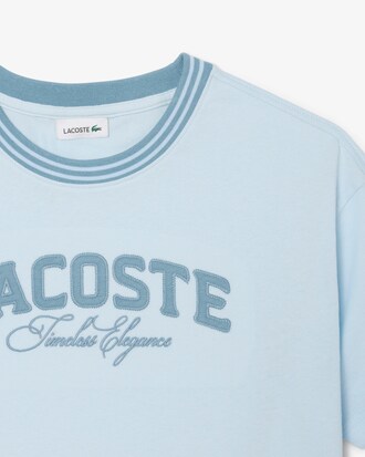 T-shirt coton marquage Lacoste