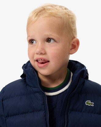 Doudoune à capuche mixte taffetas diamanté