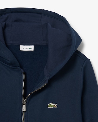Sweatshirt mixte zipp&eacute; en molleton gratt&eacute;