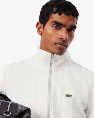 Veste de surv&ecirc;tement zipp&eacute;e Paris jacquard