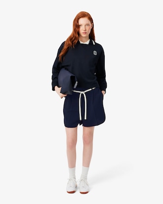 Bermuda &agrave; plis oversize