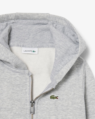 Sweatshirt mixte zipp&eacute; en molleton gratt&eacute;