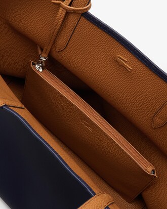 Grand sac cabas Anna r&eacute;versible bicolore