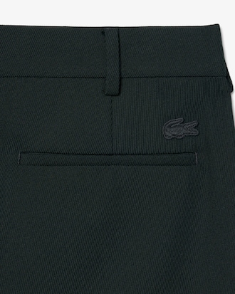 Pantalon tailleur laine m&eacute;lang&eacute;e regular fit