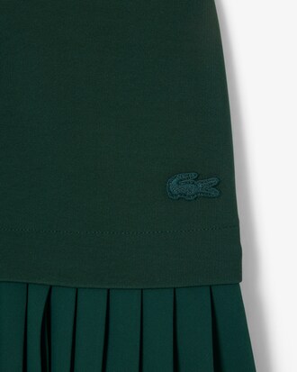 Robe jersey plissée Défilé